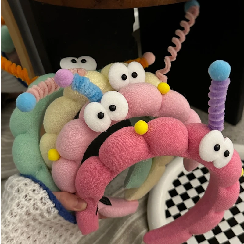 可爱头箍化妆头饰日韩发箍网红少女风个性女饰品卡通甜美宽边