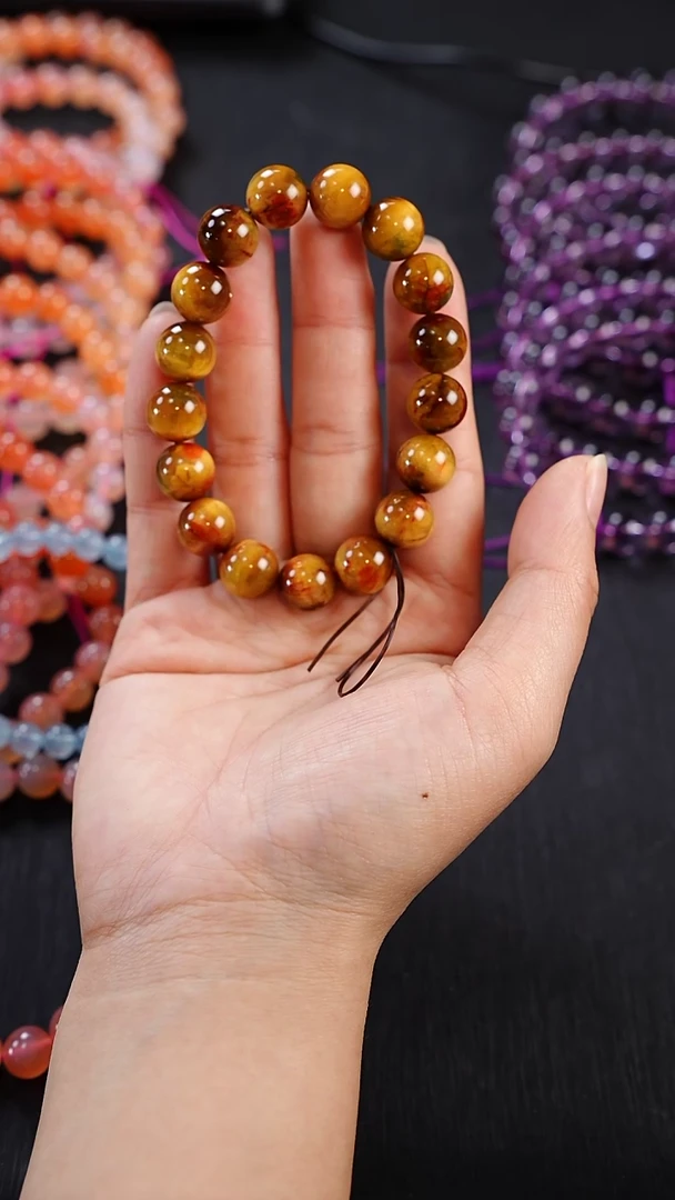 【闪购商品】木变石单圈未镶嵌A0014-猫眼彼得石单圈11mm