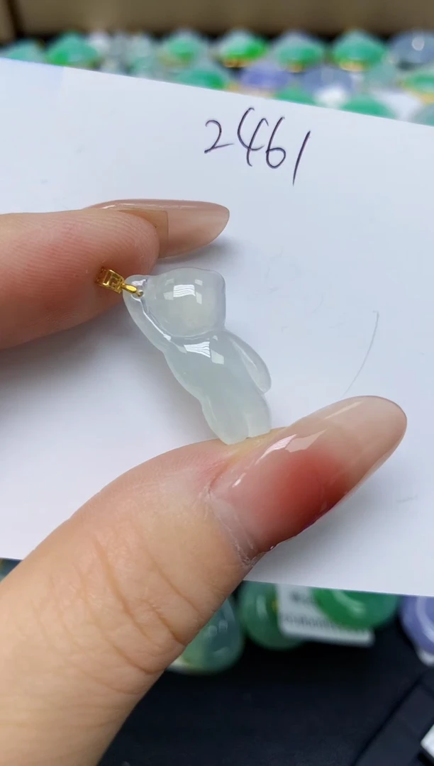 翡翠未镶嵌颈饰 天然缅甸翡翠A货