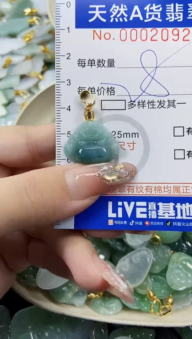 翡翠未镶嵌颈饰天然A货翡翠