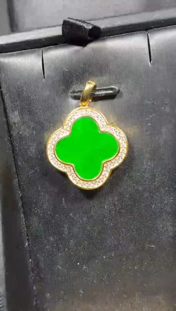 银S925镶嵌定制翡翠50定制翡翠-多样性发货（发其一）