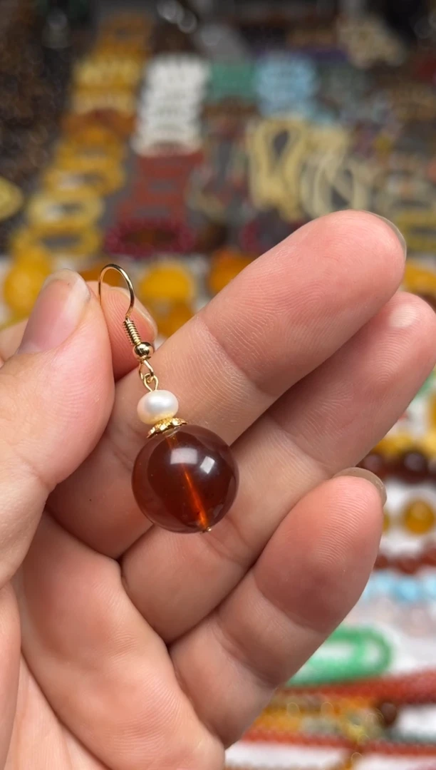 琥珀未镶嵌珠宝奇石/无优化/多样性发一件/无证书15mm