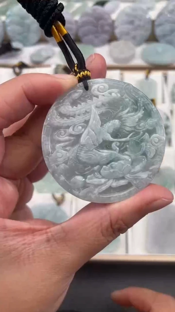 颈饰未镶嵌翡翠天然缅甸翡翠A货134