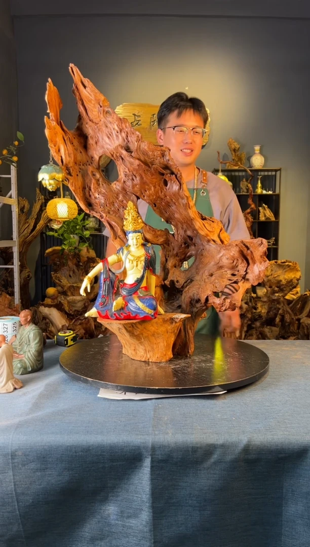 木辽****会卢师傅根艺作品（不包含人物摆件）