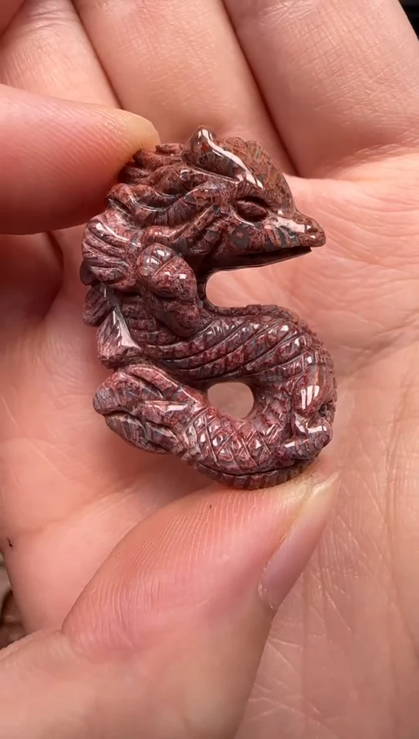 硅化珊瑚（珊瑚玉）未镶嵌颈饰550