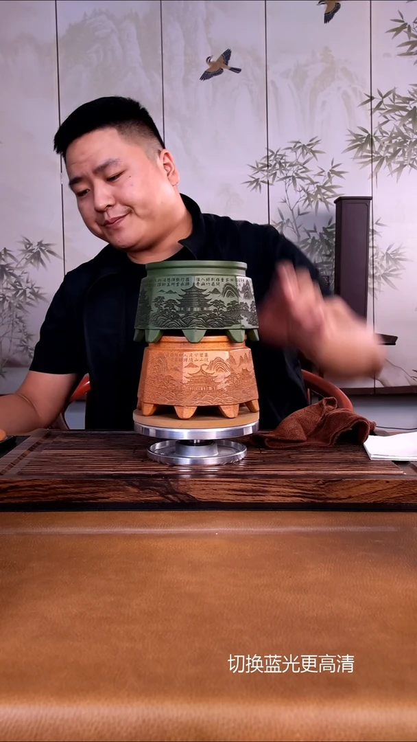 紫砂花盆紫砂花盆内口10-7     2只