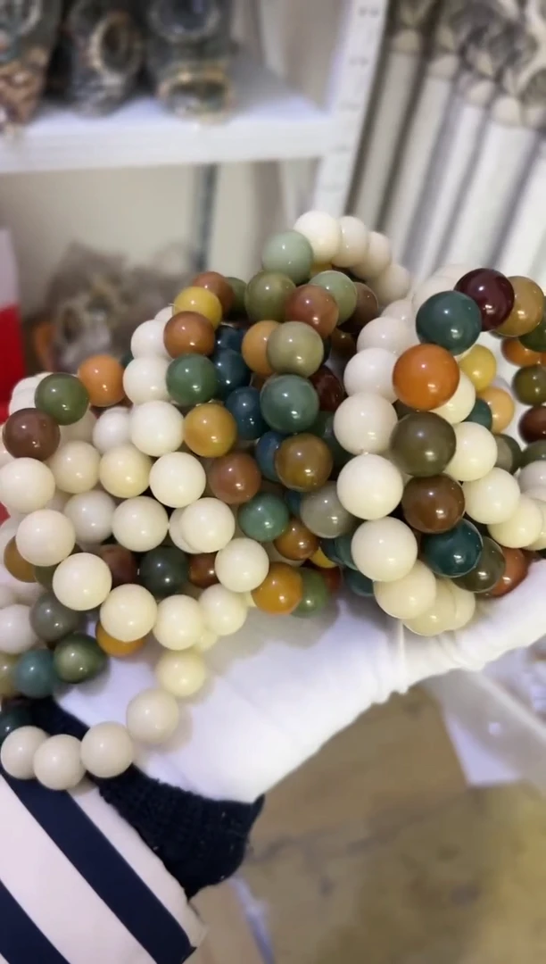 【闪购商品】菩提根/象牙果吊坠水磨圆珠浮力不挑0328