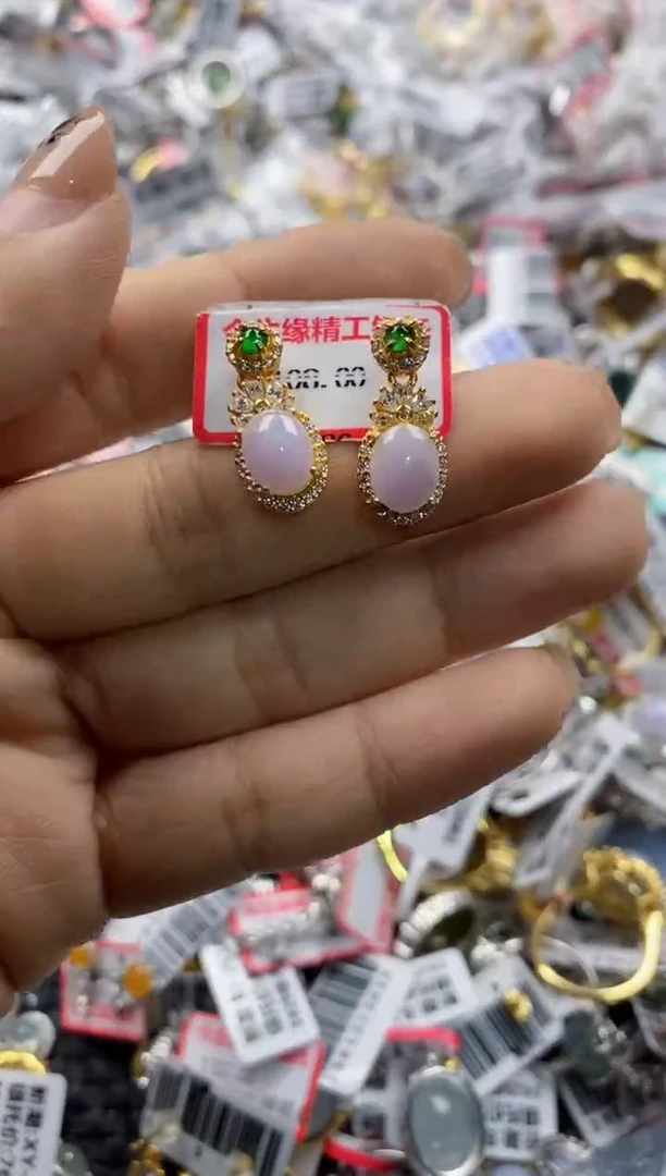 银S925镶嵌戒指翡翠2222  4