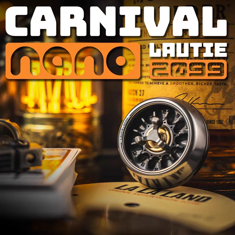 傲娇的老铁匠嘉年华nano小轮盘决策指尖陀螺手指解压棘轮EDC玩具