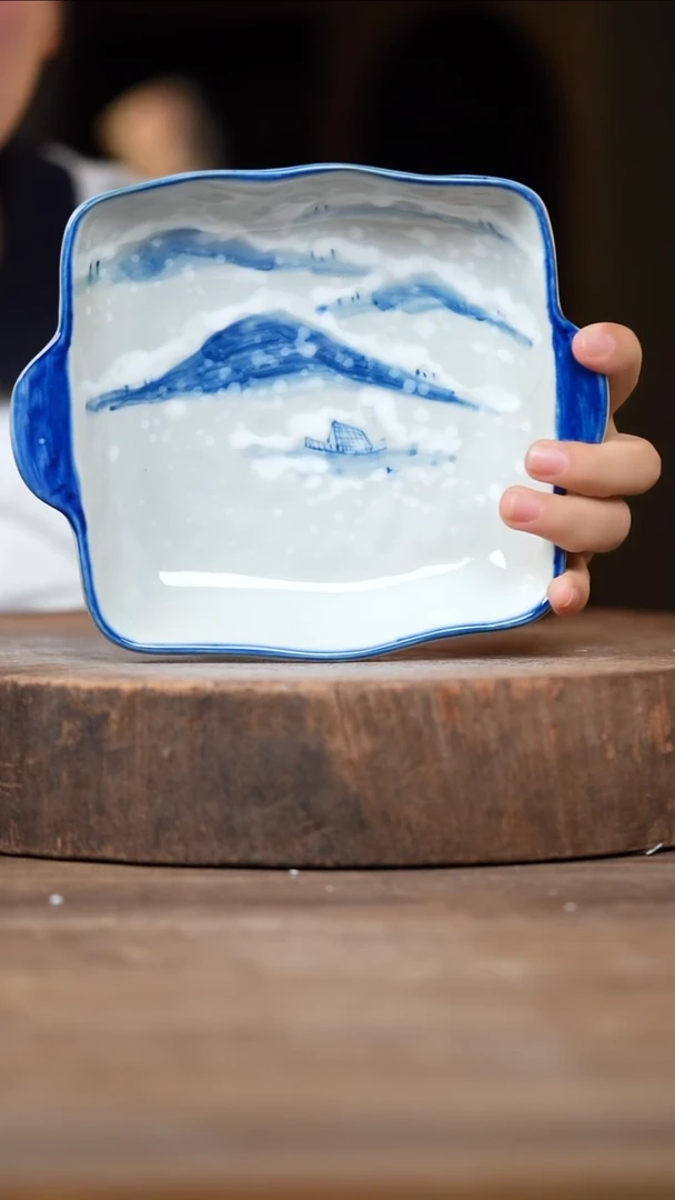 瓷片景德镇高温釉下彩（食品级）