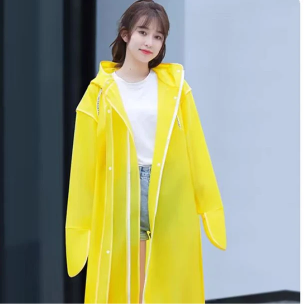 三层防水多重防护面罩随机成人雨衣4014（无面罩 介意勿拍）
