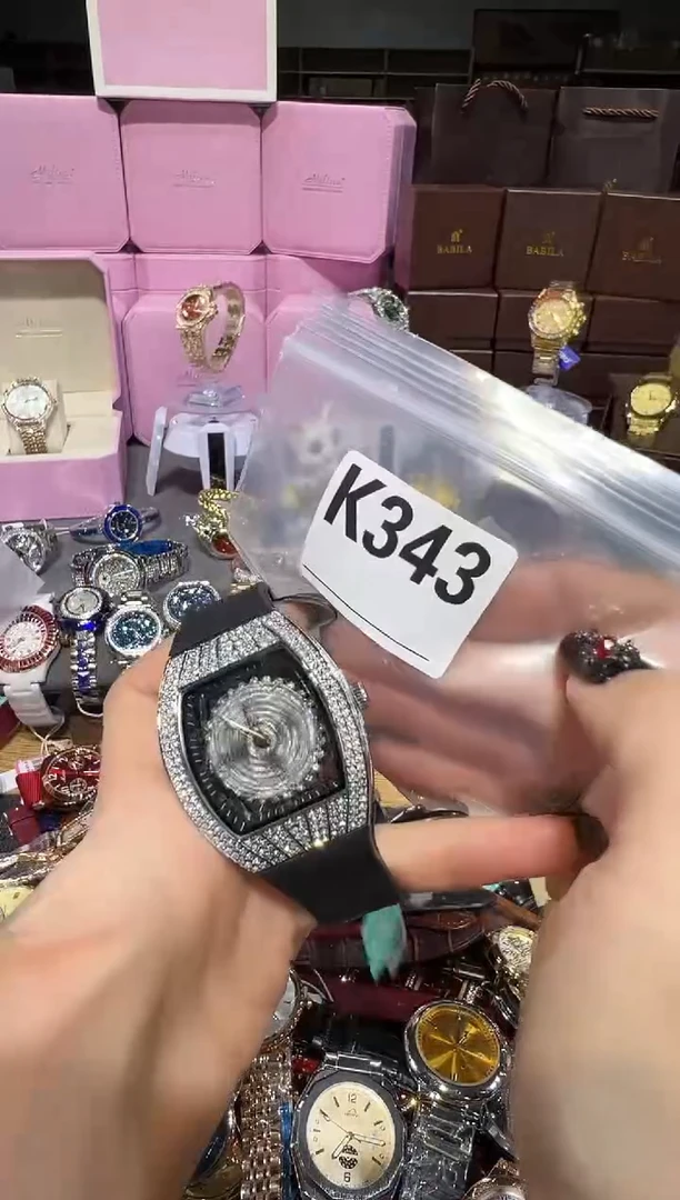 石英机芯不锈钢不锈钢直播定闪专用