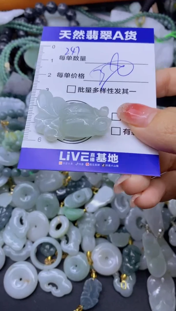 颈饰未镶嵌翡翠天然翡翠A货批量多样性发一件