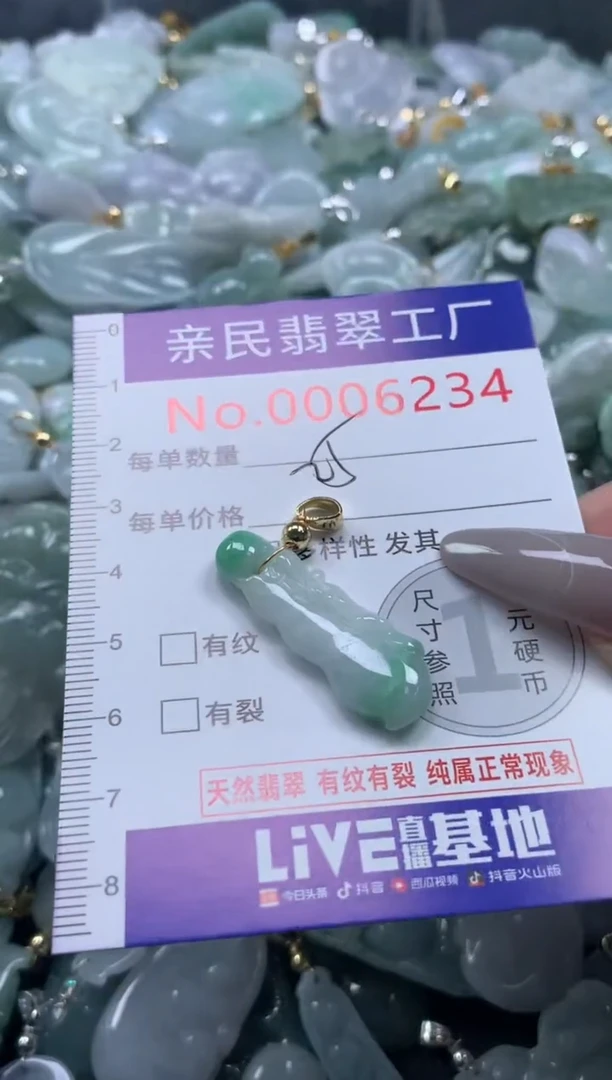 颈饰未镶嵌翡翠6234