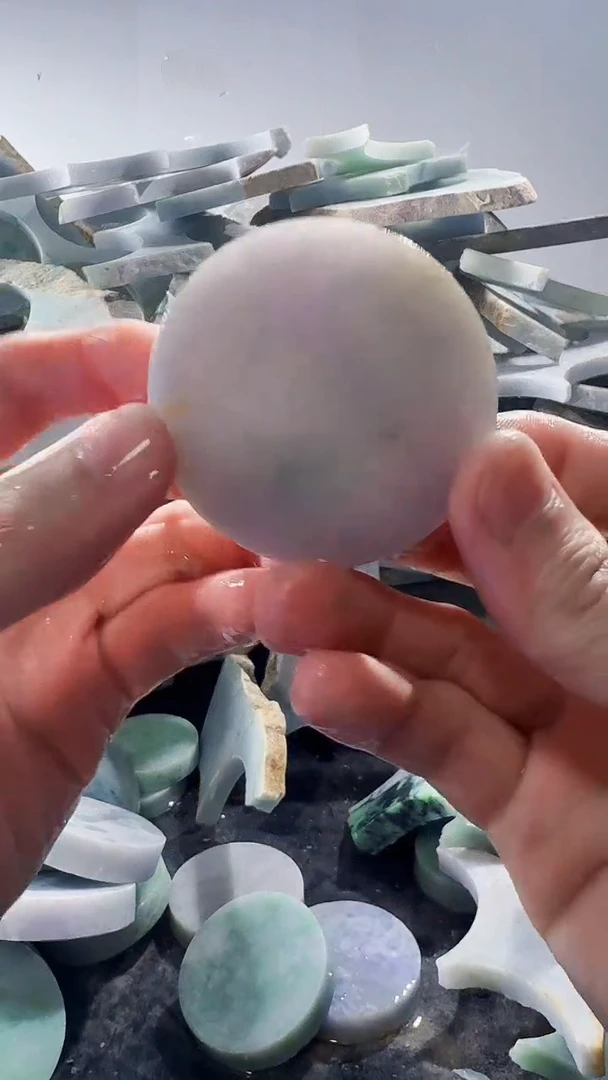 裸石翡翠缅甸翡翠A货文825