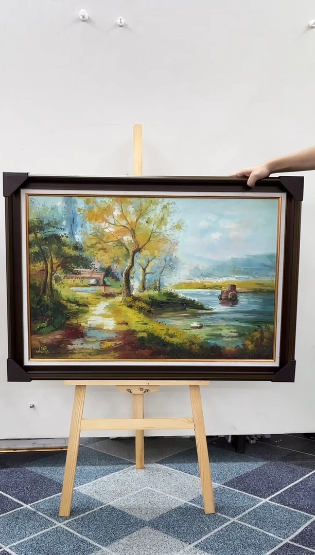 国画王东圃-油画山水作品