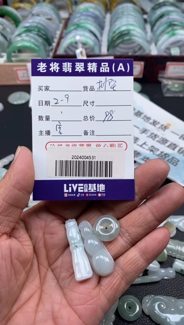 【闪购商品】翡翠颈饰未镶嵌//2024004531