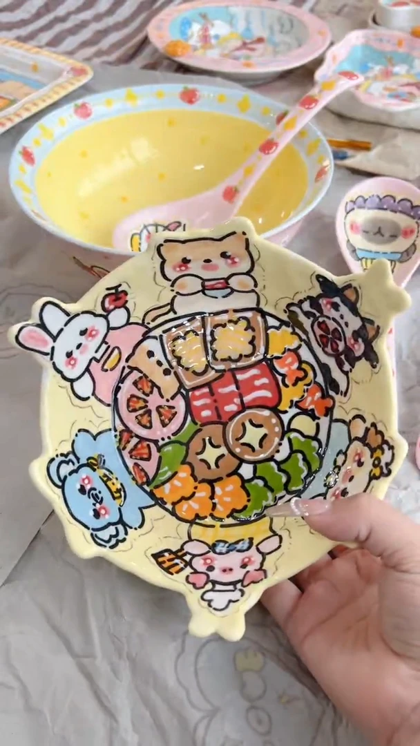 杯子陶困**人景德镇陶瓷手绘微瑕处理