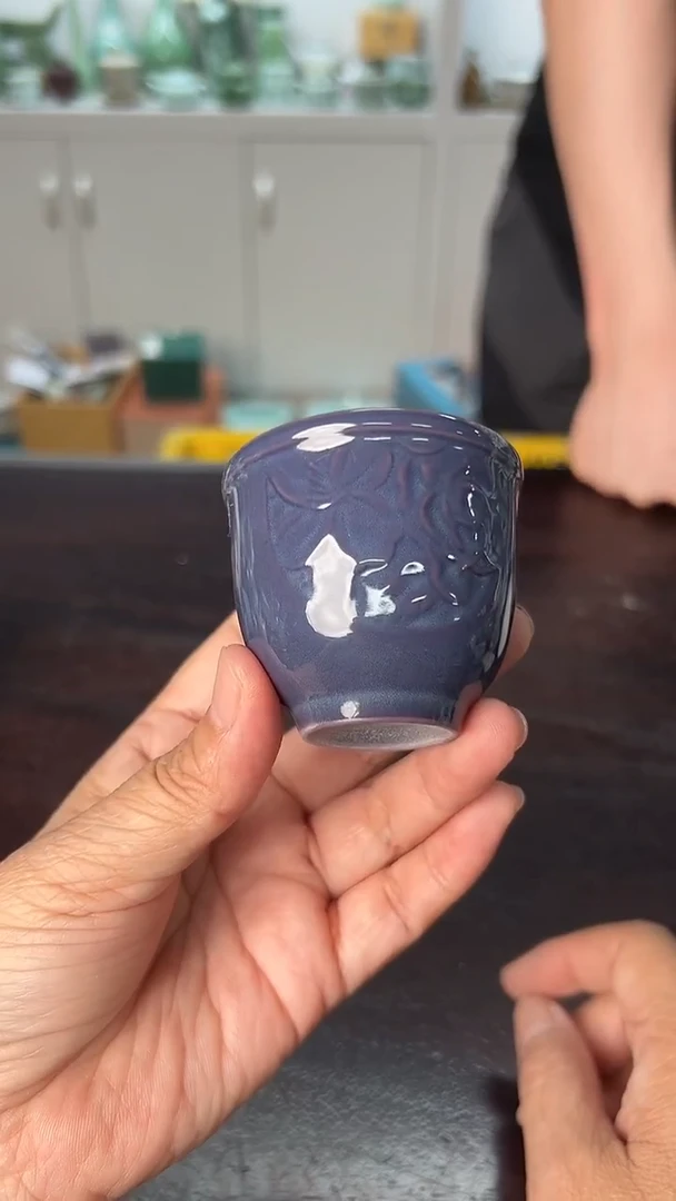 龙泉云间青瓷小米茶器