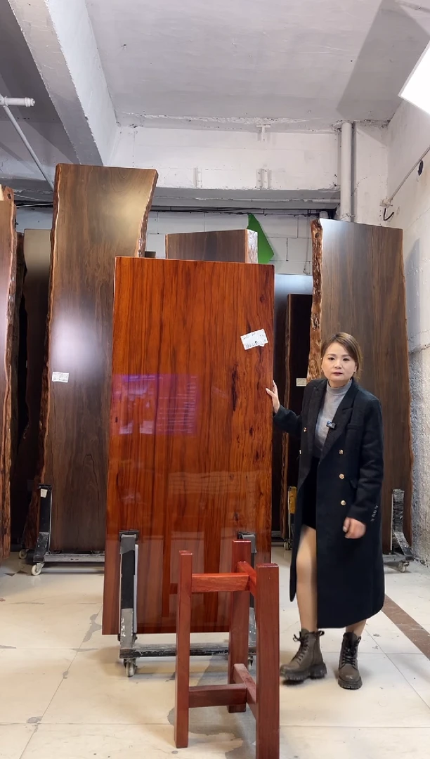 ZG-80刚果花梨184.5*82.5*8加红三角支架*2