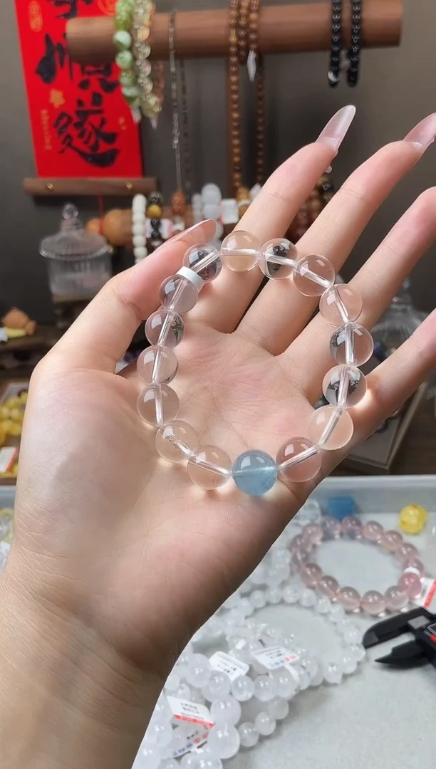 水晶手串未镶嵌行*遥露思同款12m