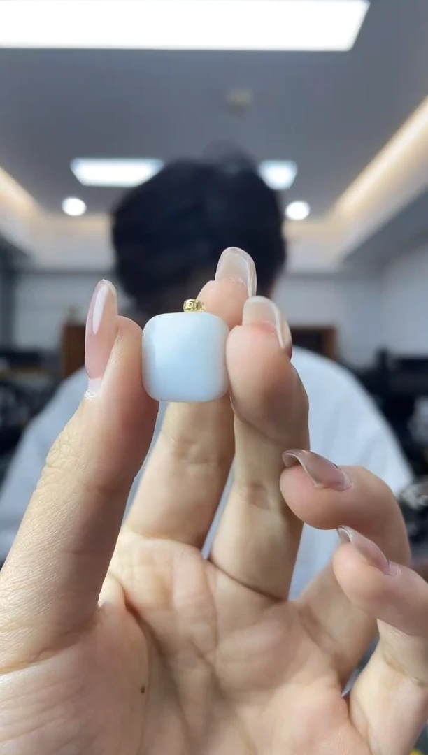 和田玉18K金镶嵌颈饰多样性一件发货