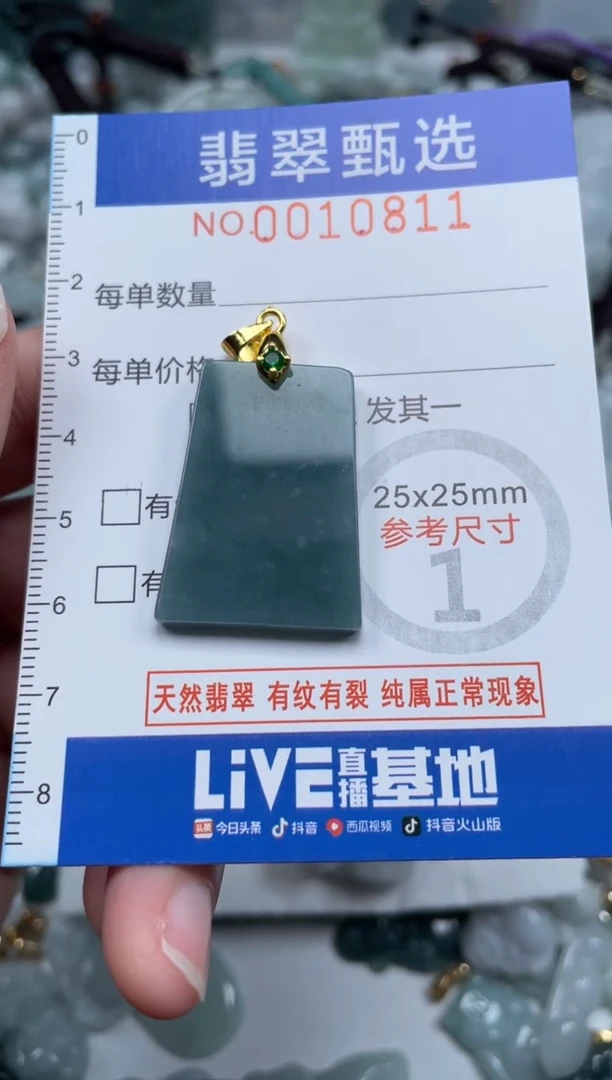 颈饰未镶嵌翡翠10811