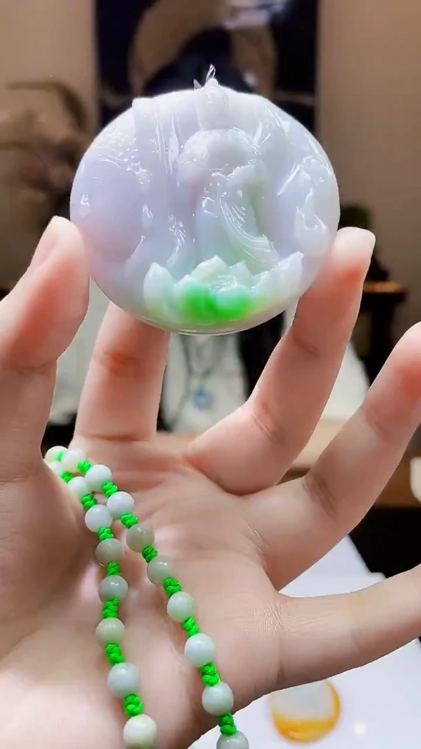 未镶嵌定制翡翠吊坠87