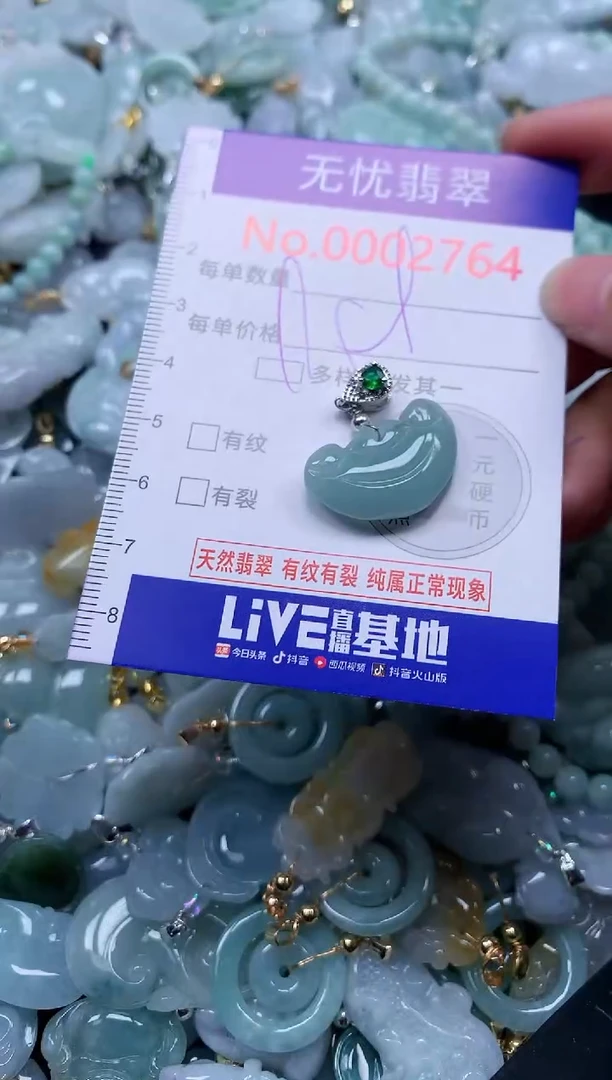 颈饰未镶嵌翡翠2764