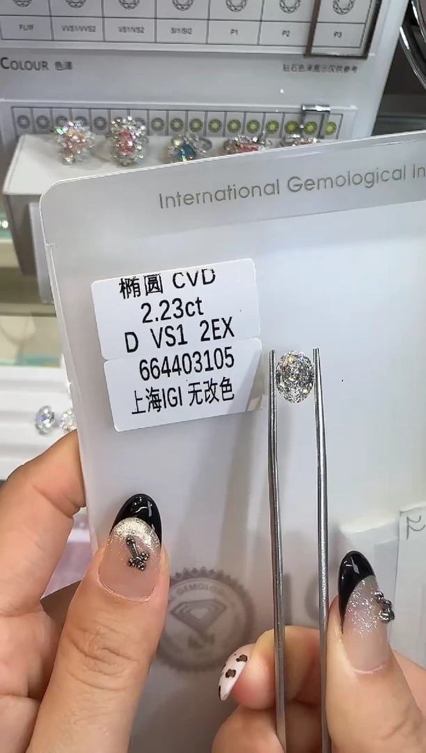 裸石实验室培育钻石@ 2.23ct 先鉴赏，再定制！