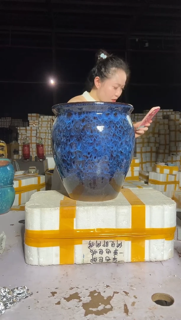 宜兴紫砂粗陶花盆27/31