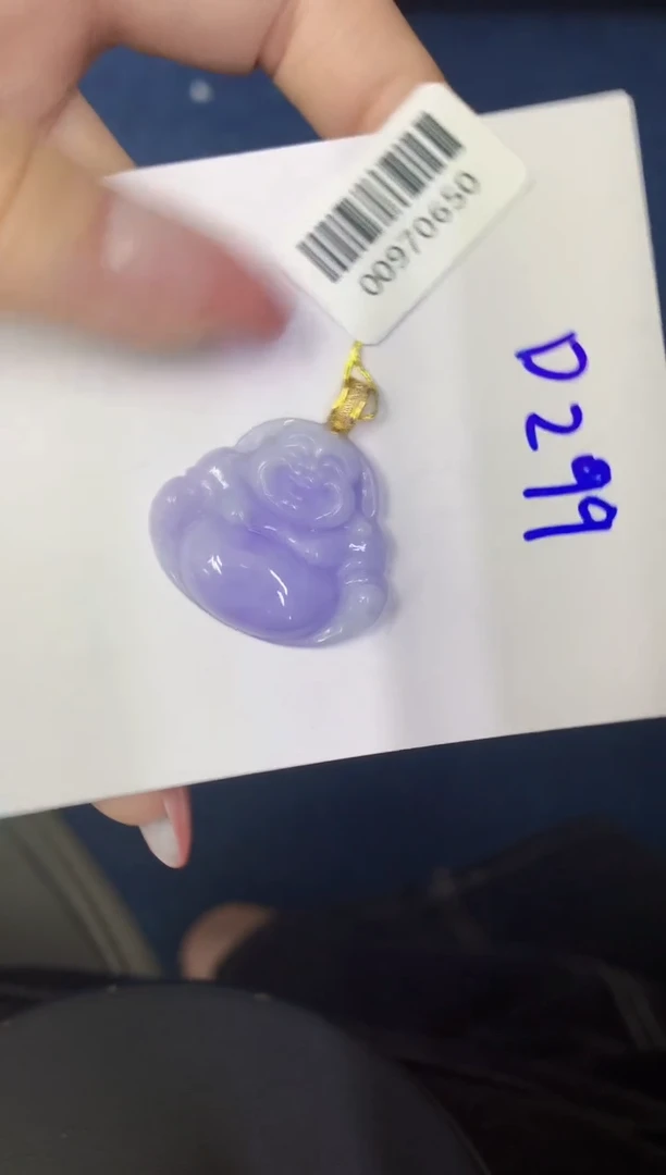 翡翠18K金镶嵌颈饰缅甸天然翡翠A货