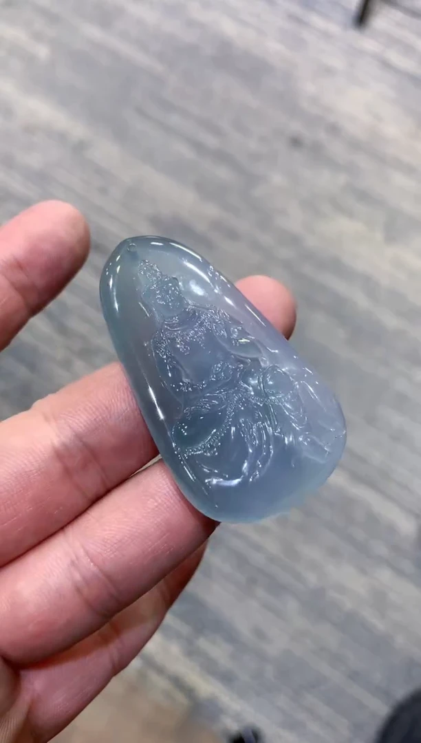 颈饰未镶嵌翡翠天然A货翡翠