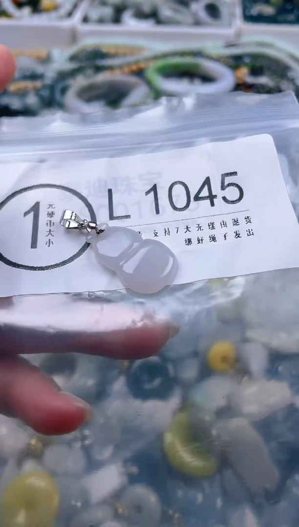 【闪购商品】翡翠颈饰未镶嵌/L/翡翠A货一图一物