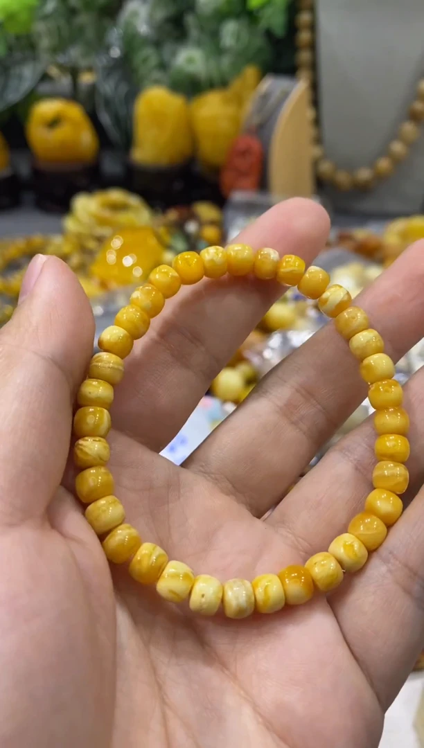 【闪购商品】蜜蜡手串未镶嵌手串