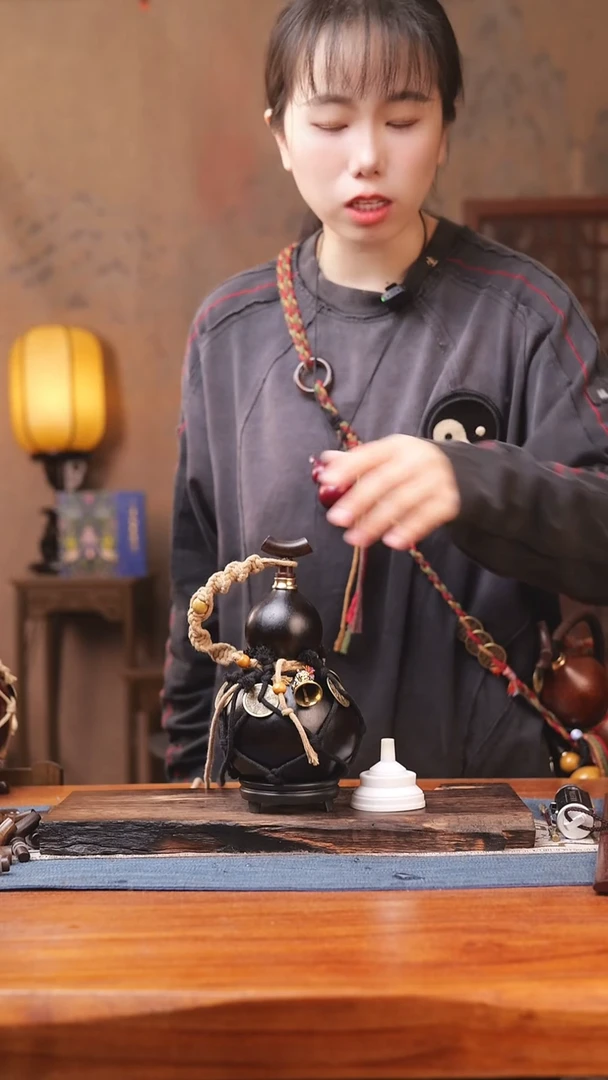 1667号链接精品大漆葫芦现货现发[一物一拍]