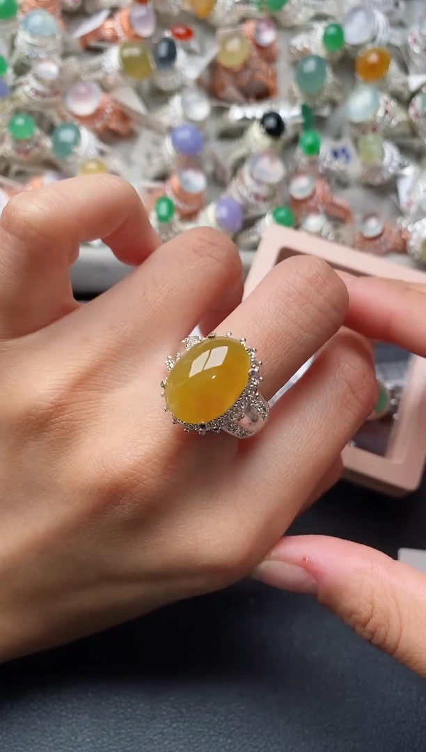 未镶嵌戒指翡翠7777777+1