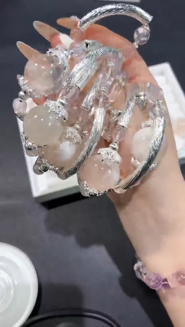 未镶嵌手链水晶60j多样性发其一【1条】默认微瑕/顶珠21mm