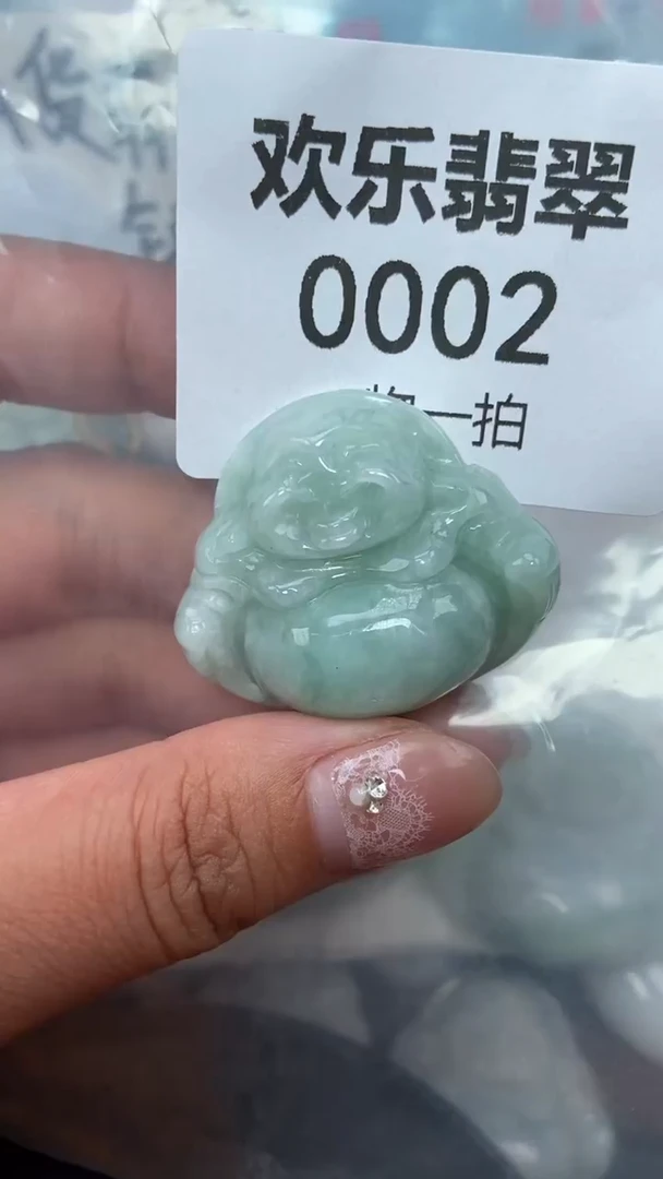 颈饰未镶嵌翡翠缅甸天然翡翠微瑕0002