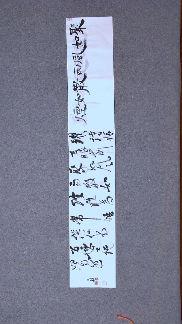 书法张文敏  江苏淮安138*23尺寸