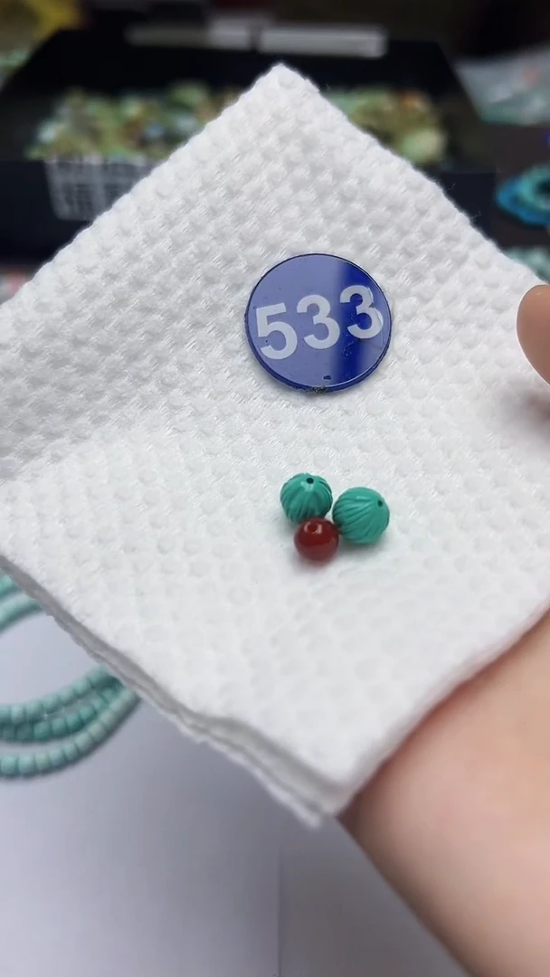 玛瑙/玉髓珠子未镶嵌533随机发