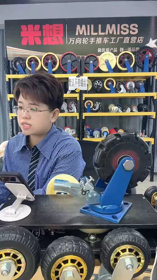 美丽家窗帘  2寸低重心万向4个 定向2个