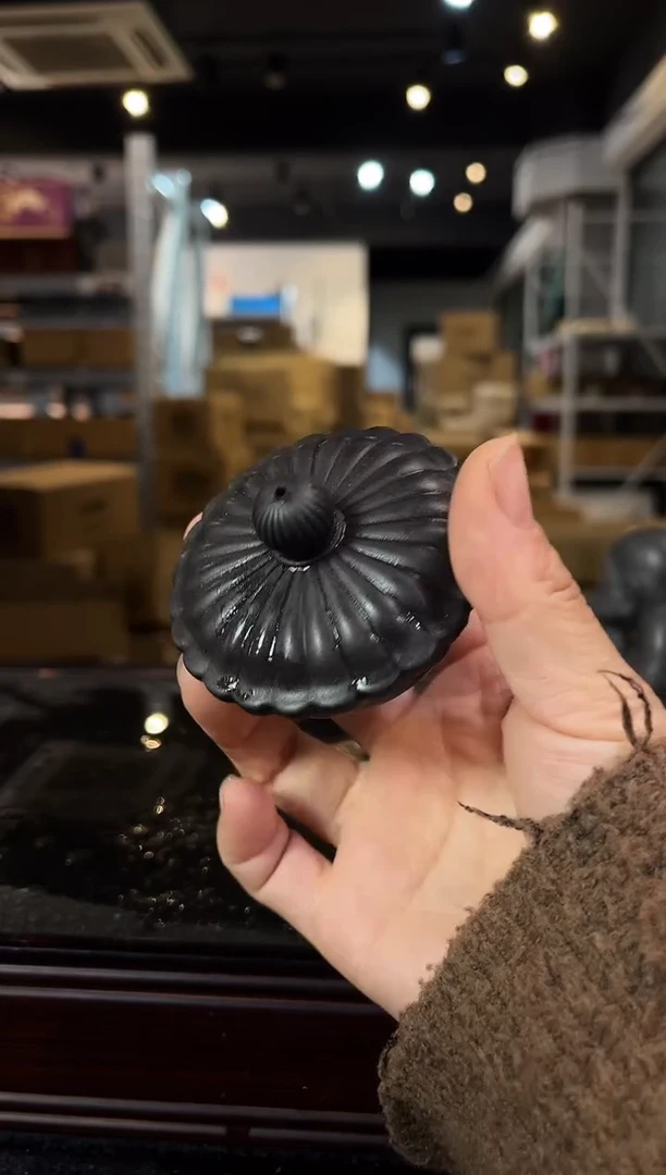 宜兴紫砂 紫砂茶壶 仿古