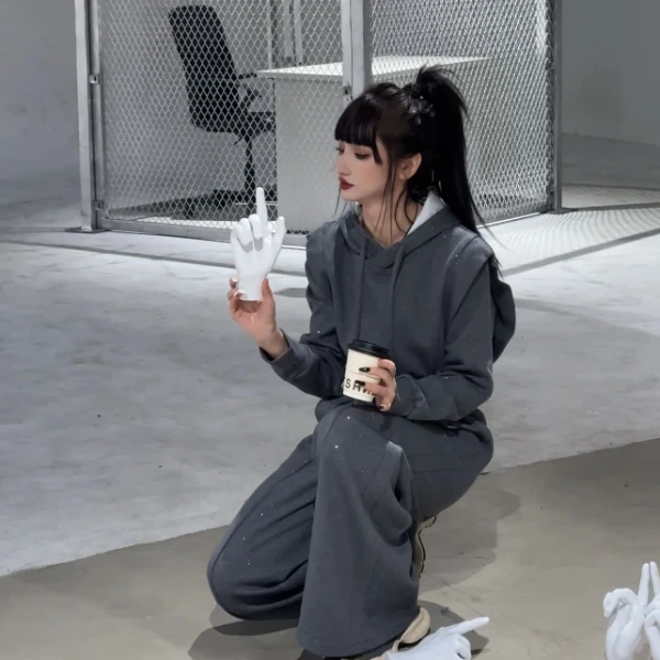 2025春季新款百搭时尚休闲套装女24W013