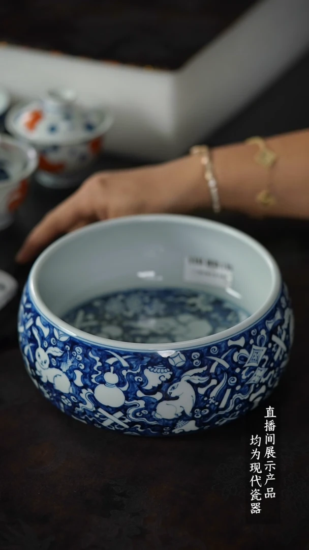 瓷片Y104家庭瓷器日用摆件