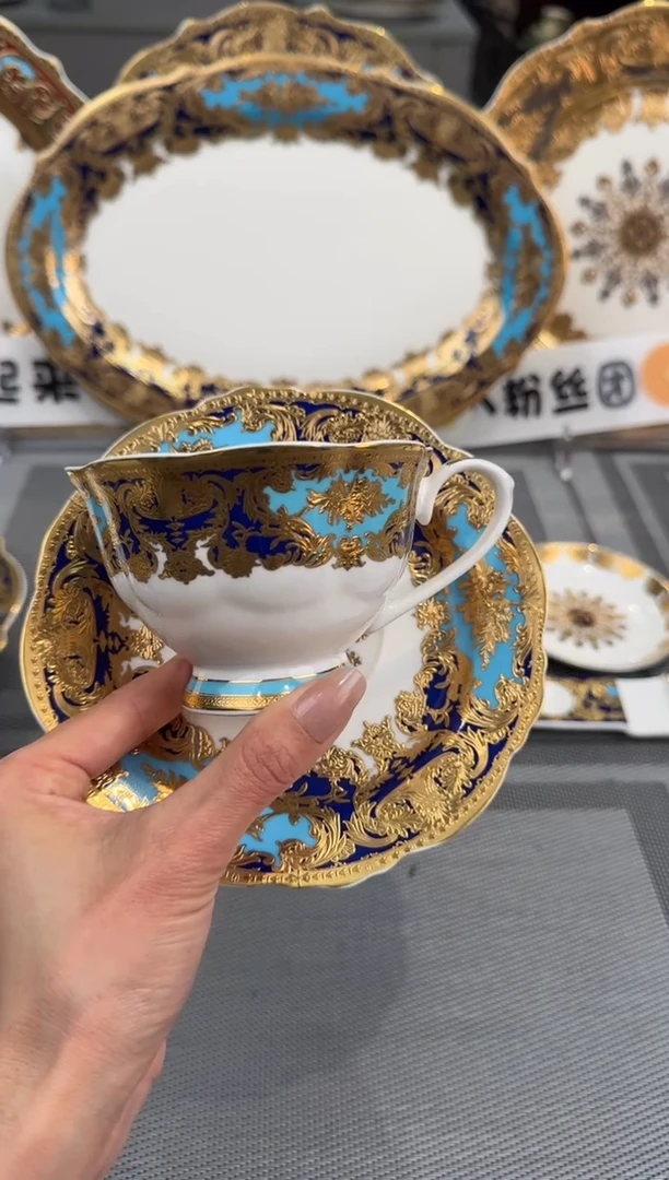 【闪购商品】瓷片220毫升杯碟福利款