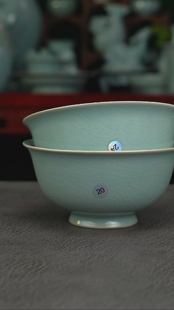 24+20号汝瓷纯手工微瑕福利~帆