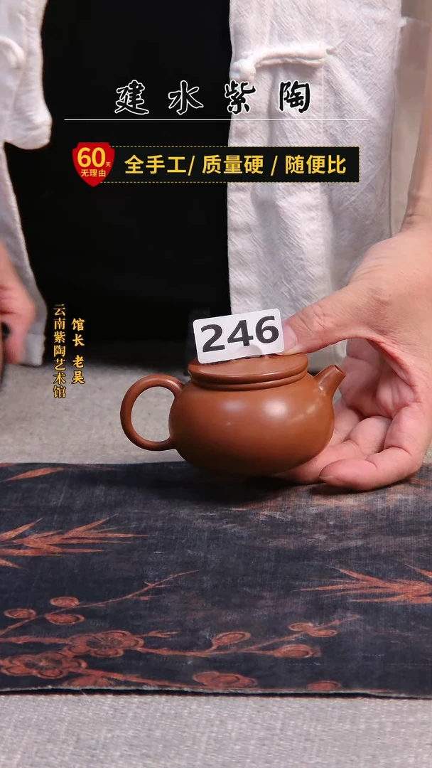 磊*建水紫陶单壶放漏/246