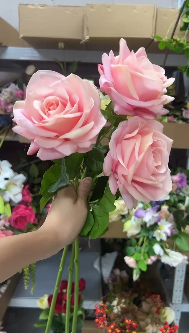 3枝粉色手感保湿海洋之歌