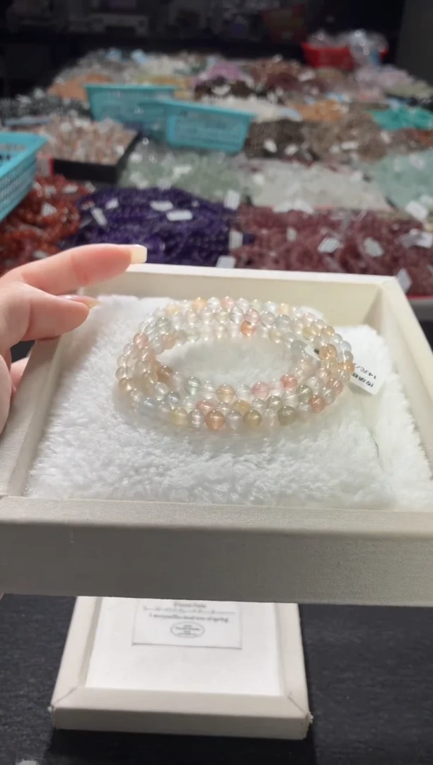 未镶嵌手链水晶407号 多样性发一F  5+